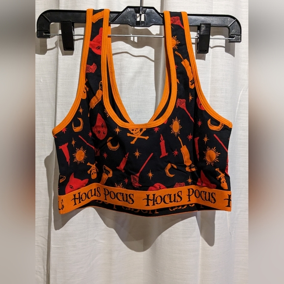 Disney Hocus Pocus Cotton Scoop Neck Bralette. Torrid size 1. NWT - Picture 2 of 8